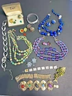 Vintage Repair Craft Salvage Costume Jewelry Lot Coro Lisner Weiss