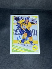 Richard Clune 2013-14 O-Pee-Chee #144 Nashville Predators Auto Signed NHL Card
