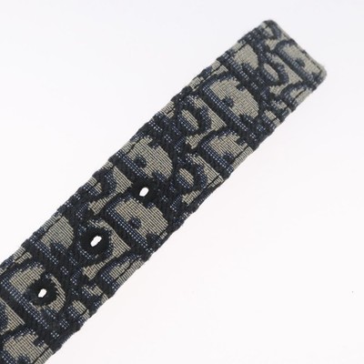 Christian Dior Oblique Trotter Canvas Belt 40.2