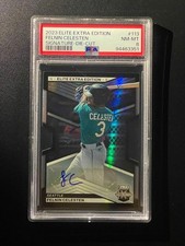 Felnin Celesten Autograph Card Die Cut Mariners