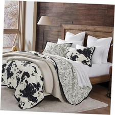 Indigo Hill by HiEnd Accents Clara Full Full/Queen  2 Standard Shams Black