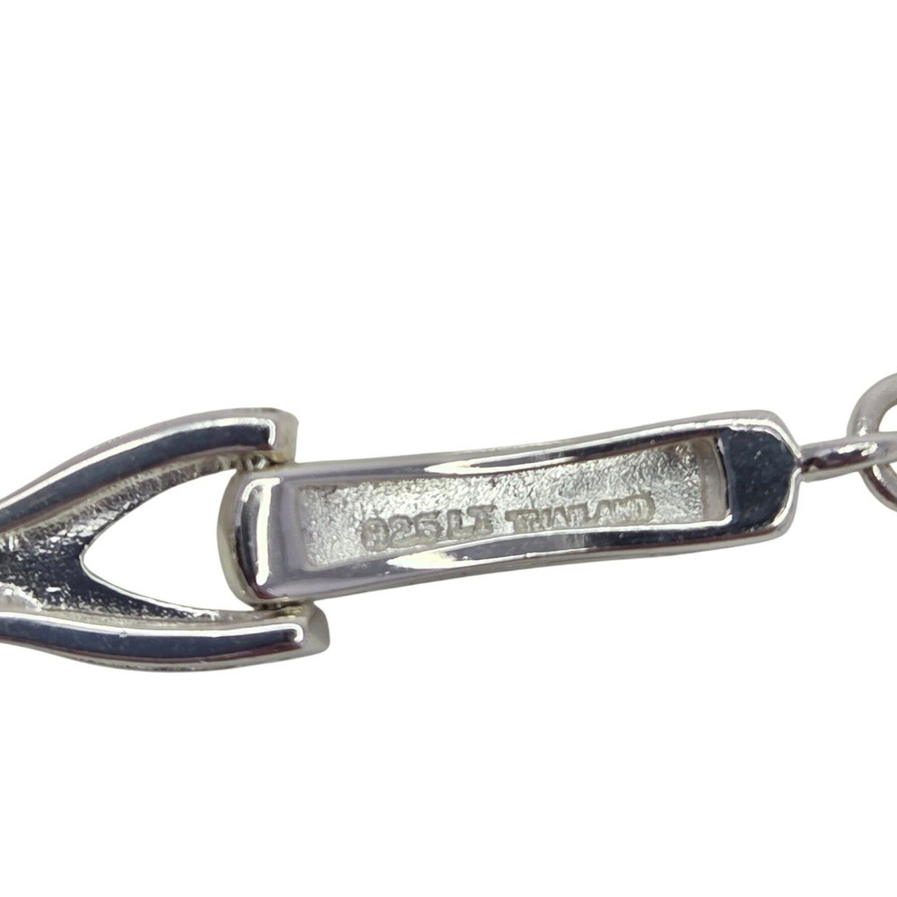 Sterling Silver Bracelet Interlocking X Link Chai… - image 4