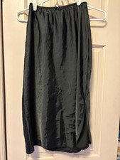 Vassarette Black Half Slip Size M Polyester Vintage