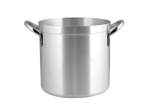 Pardini Kochtopf Aus Aluminium Und Edelstahl Zylindrisch Mit 2 Griffen Cm 34-image