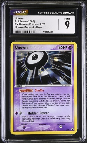 Unown graded CGC 9 for sale on eBay