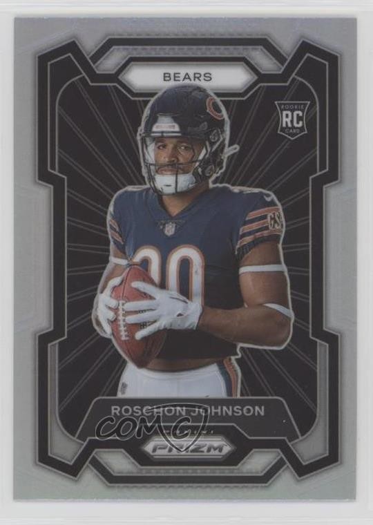 2023 Panini Prizm Variation Silver Roschon Johnson #340 Rookie RC 0u2j