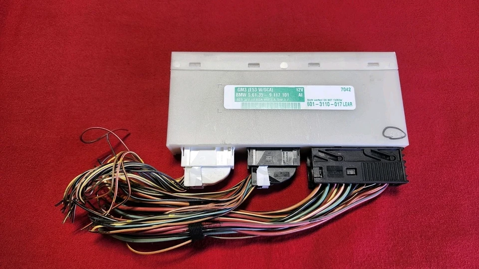 BMW X5 2005 61,35-9 117 101/608 377 10/601-3110-017 módulo de control de carrocería Foto 4 de 4