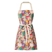 Blooming Floral Waterproof Kitchen Cooking Apron With Pocket One Size 2 Pack