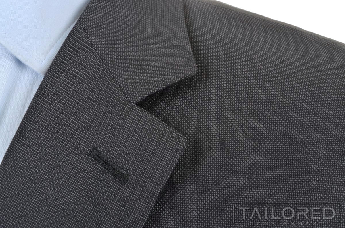 CANALI Current 1934 Solid Gray 100% Wool Mens Bla… - image 4