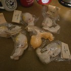 6 Vintage Penny Pincher Rubber Kewpie Type Baby Dolls  — photo 1