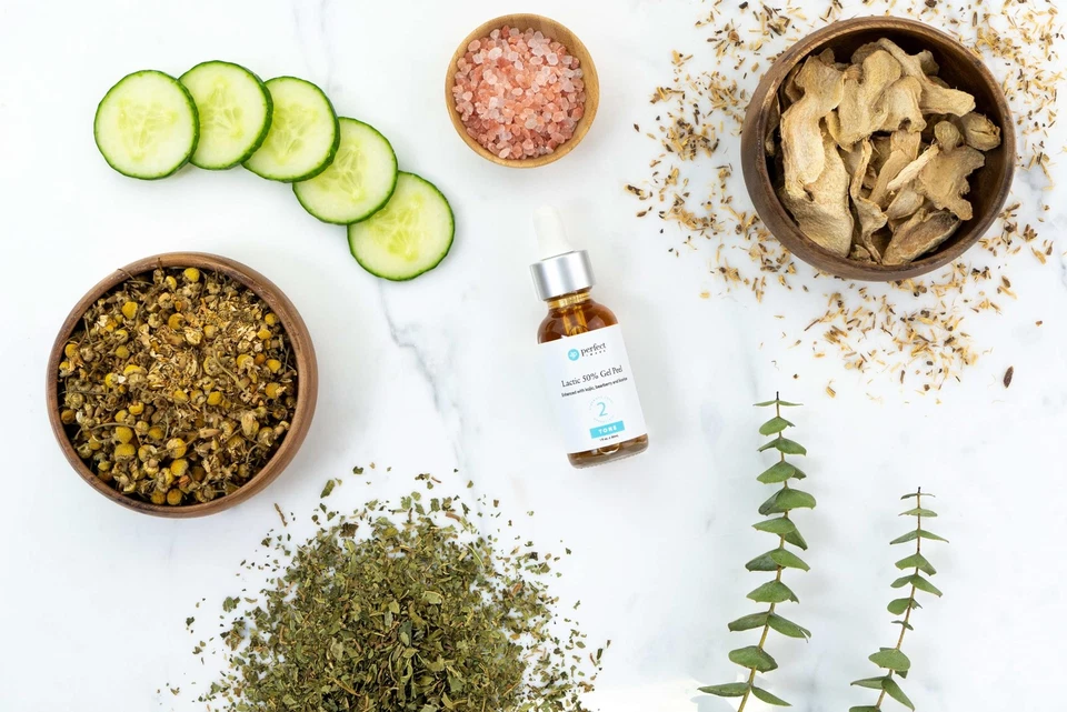 Exfoliante en gel Lactic 50 %, exfoliante químico para cicatrices de ruptura facial, exfoliante químico Foto 2 de 4