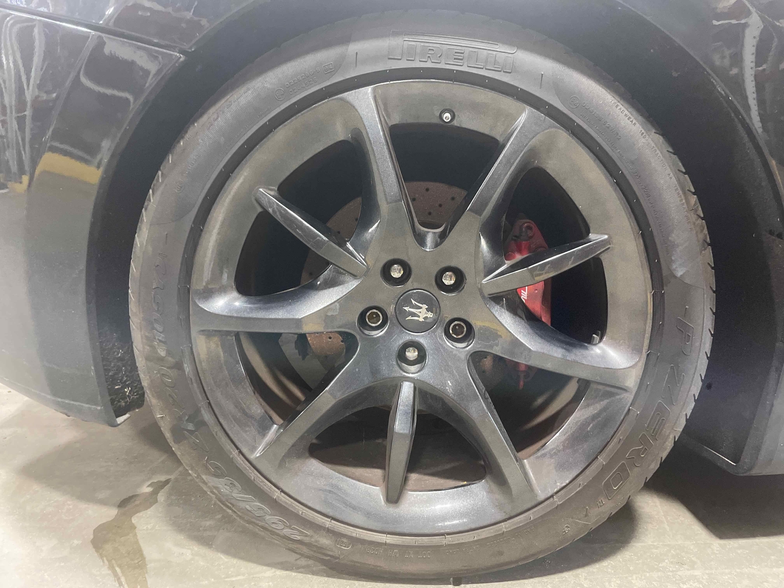 2013 Maserati Granturismo OEM Rear Alloy Wheel Rim 9 Spoke 20" x 10.5" *Edge*