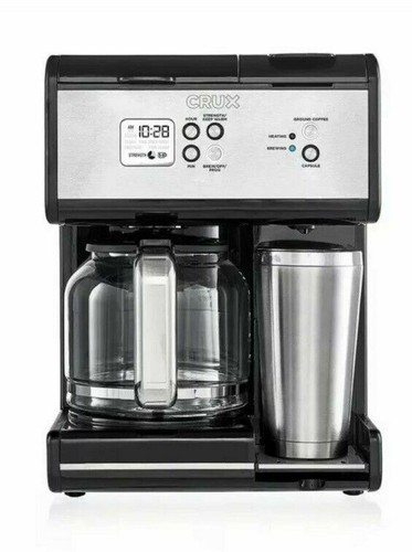 Crux Triple Brew Coffee Maker W/ Single 