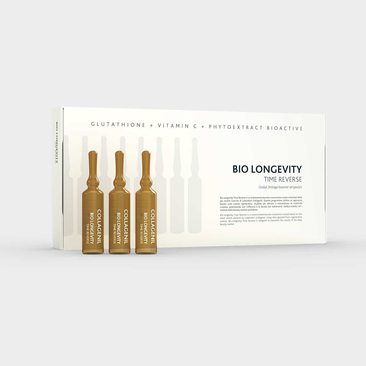 Collagenil Bio Longevity Time Reverse Fiale | Trattamento Rigenerativo 8x2.5ml