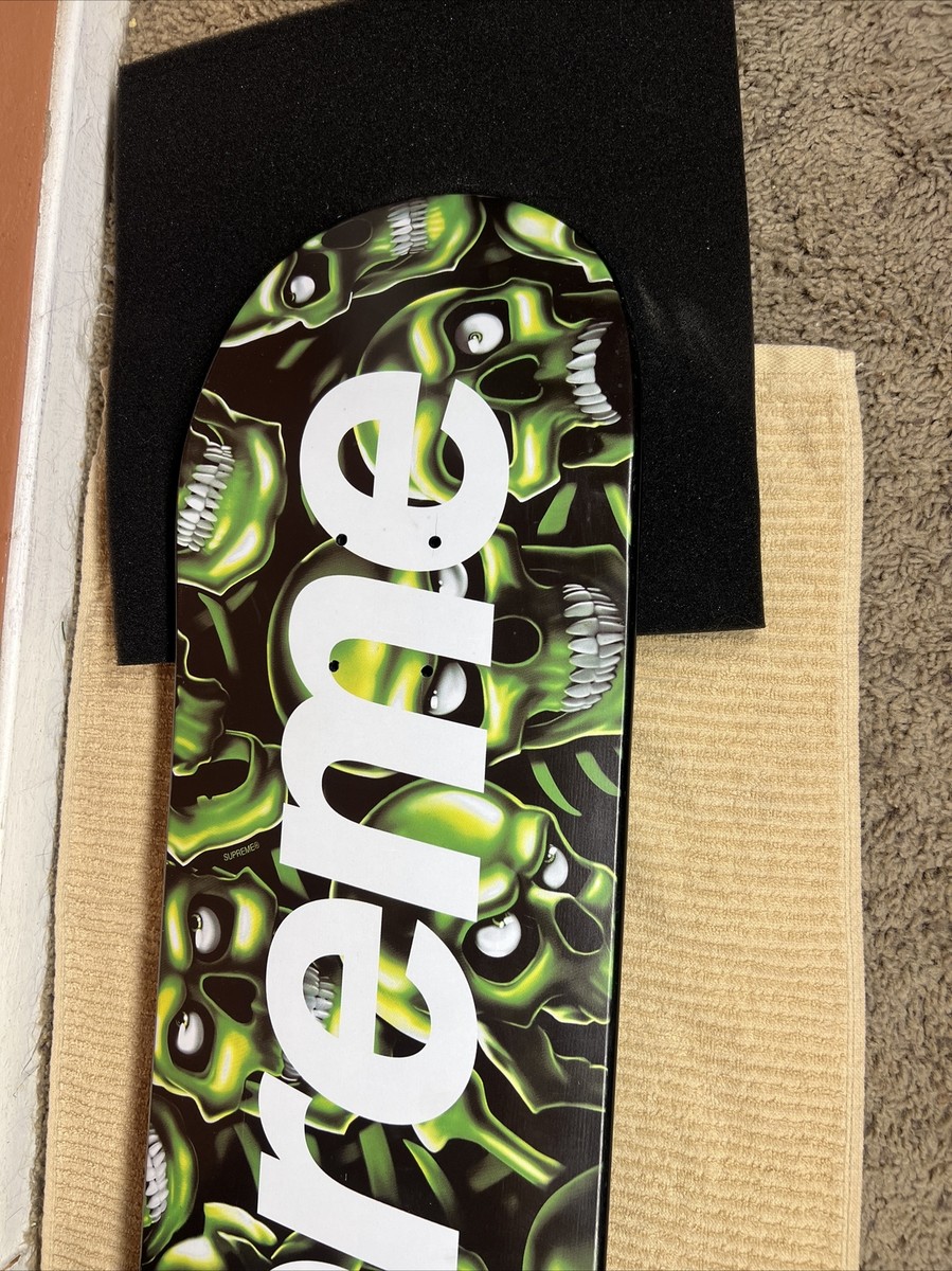 Supreme Skull Pile Skateboard Deck Green (Deadstock) SS18 Three 6