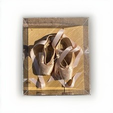 Autograph Signed Evelyn Cisneros Ballet Ballerina Vintage Pointe Shoes Latin