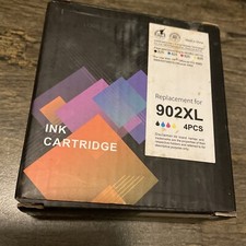 4-PACK HP 902XL BLACK 902 COLOR INK OFFICEJET 6975 6978