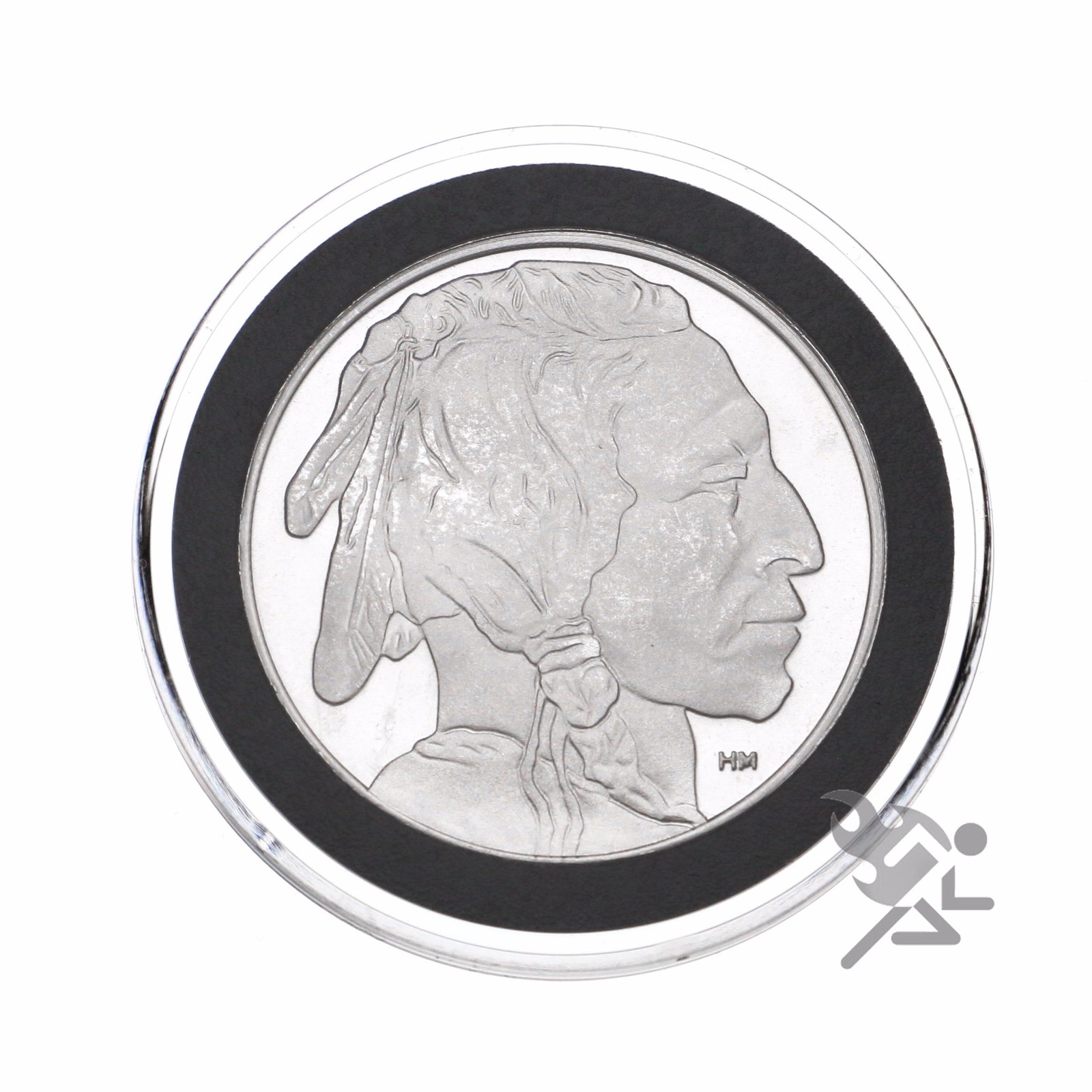 Air-Tite (10) Model I Capsules w 39mm Black Rings for 1oz Silver Rounds, 1oz Copper