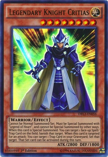 Yugioh Legendary Knight Hermos 1st Edition Dragons of Legends: Unleashed  Holo LP | eBay