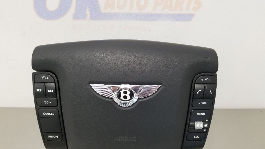 10 BENTLEY CONTINENTAL GT DRIVER LEFT STEERING WHEEL BAG BLACK