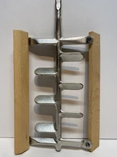 Vintage K6E57 Ice Cream Maker Dasher Paddle Insert Metal Wood EUC Preowned