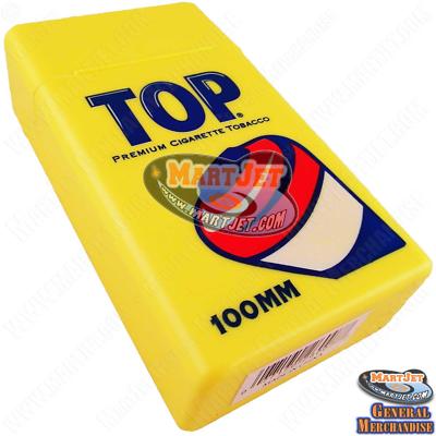 hard cigarette case 100s Strong-Box Flip Top Cigarette Case 100s Long Size 100 MM Hard Crushproof  Plastic