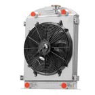 4-Rows Radiator Shroud Fan For 30-32 Ford Model A Flathead Stock Height 25 1/2' (For: Ford Model A)