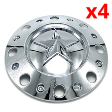 Set Of 4 Kmc Xd Chrome Dually Center Cap For Xd775 Rockstar Wheels Pn 775l239c