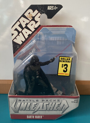 Star Wars Unleashed Battle Pack Singles Darth Vader Action Figure NEW