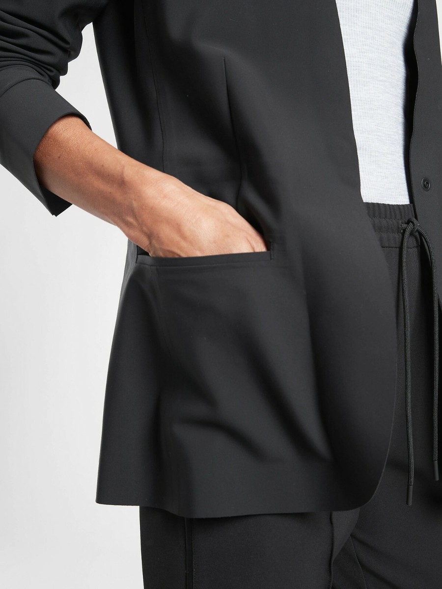 NWOT Athleta Avenue Blazer Jacket, Black SIZE 6 #982816 NWOT Athleta Avenue Blazer Jacket, Black SIZE 6 #982816