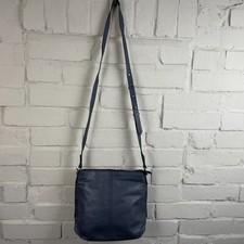 Borsa a tracolla Clarks blu in pelle tracolla tracolla messenger marsupio zip borsetta