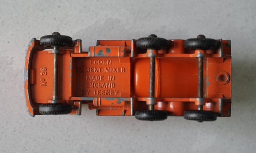 TWO MATCHBOX LESNEY 26b FODEN CEMENT MIXER GPW - VERY GOOD CONDITION - BPW - Picture 18 of 19