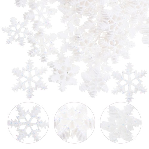 2 Count Resin Snowflake Accessories Small Ornaments Snowflakes Decoration - Picture 3 of 12