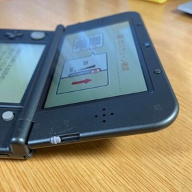 New Nintendo 3DS XL LL Metallic Black Console Stylus Tested Japanese ver