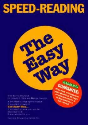 Speed Reading the Easy Way (Barrons E-Z) - Paperback - VERY GOOD