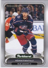 2023/24 PARKHURST..ADAM FANTILLI..GOLD FOIL..ROOKIE..CARD # 89..BLUE JACKETS