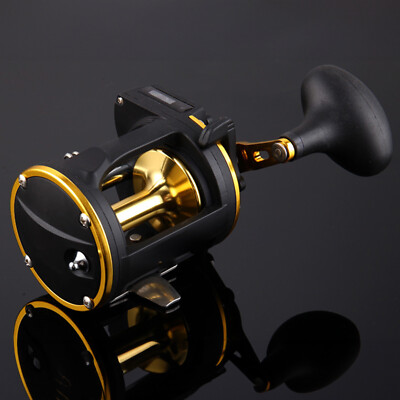 boat fishing reels ebay Round Drum Reels Fishing Reel Saltwater Sea Bait Casting Fishing w/ Counter