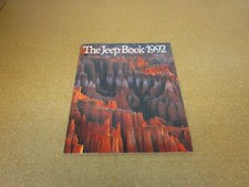 1992 Jeep Full Line Wrangler Cherokee Commanche Sales Brochure 60pg Original