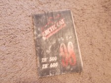 1998 Arctic Cat ZR500 ZR600 Snowmobile Operator's Owner's Manual