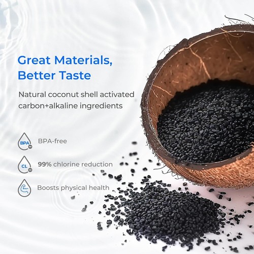 Waterdrop Alkaline Water Filter, Replacement for Berkey® BB9-2® Black Filters(4) - Picture 5 of 9
