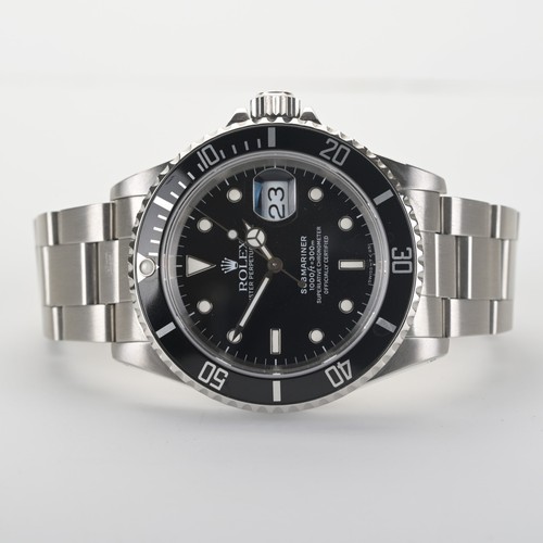 1991 Rolex Submariner Date 16610 Black Dial 40mm Stainless Steel Men's Watch - Picture 7 of 16