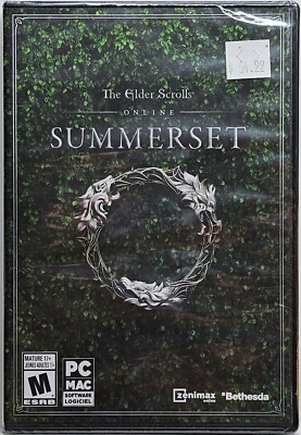 Elder Scrolls Online Summerset (Windows/Mac, 2018) New Sealed Tracked Shipping 