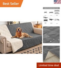 Waterproof Dog Bed Cover Pet Blanket with Anti-Slip Back for Furniture Bed Co...