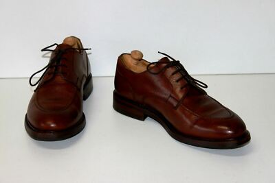 Derby FINSBURY Modèle EPSOM - Cuir Grainé Marron - Taille 42 FR (8 UK) - Occasion Très Bon état