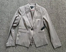 Attention Women Beige Blazer Jacket SIZE 2 NEW WITH TAG