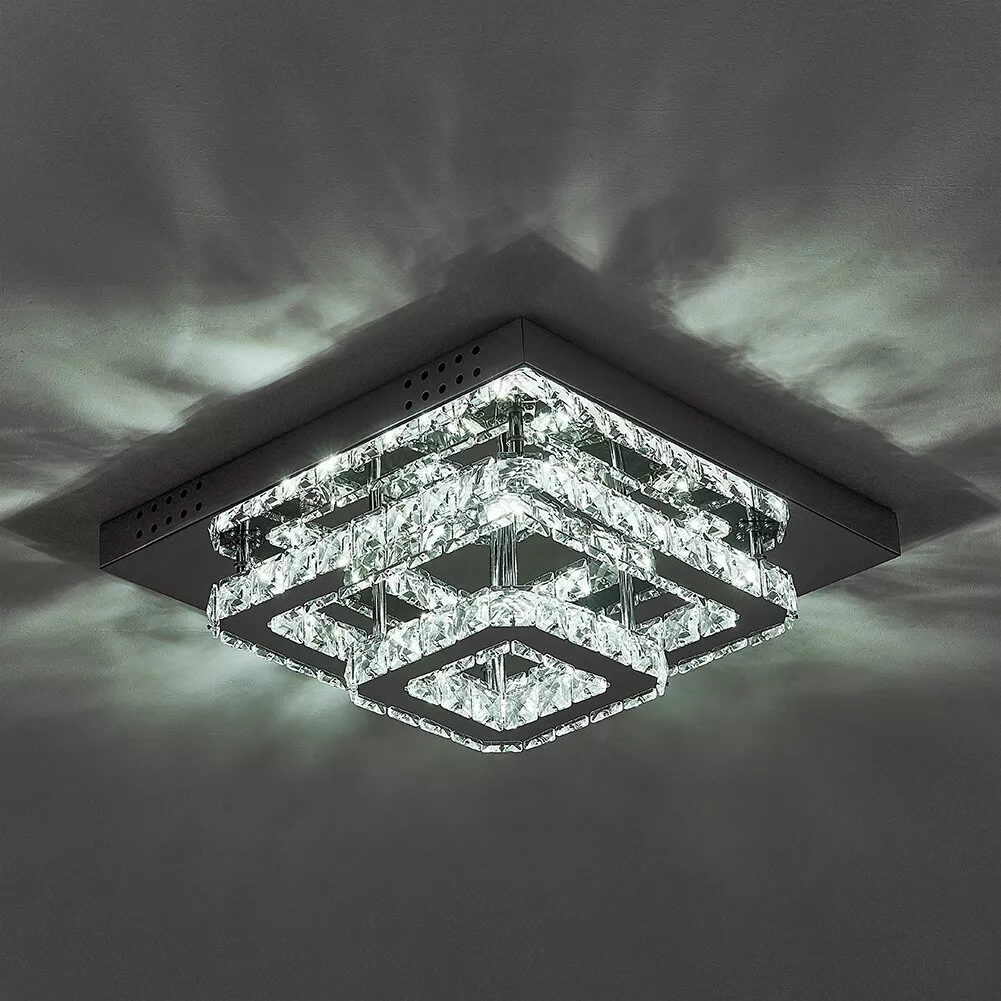 Square led 2024 hanging light