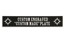 Custom Engraved "CUSTOM MADE" plate for ES-335, 355 with Bigbsy.