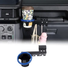 Blue Passenger Seat Front Door Handle Extended Cup Holder For Ineos Grenadier