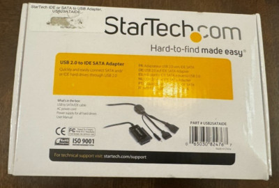 StarTech USB 2.0 to SATA IDE Adapter (Never Used - Open Box)
