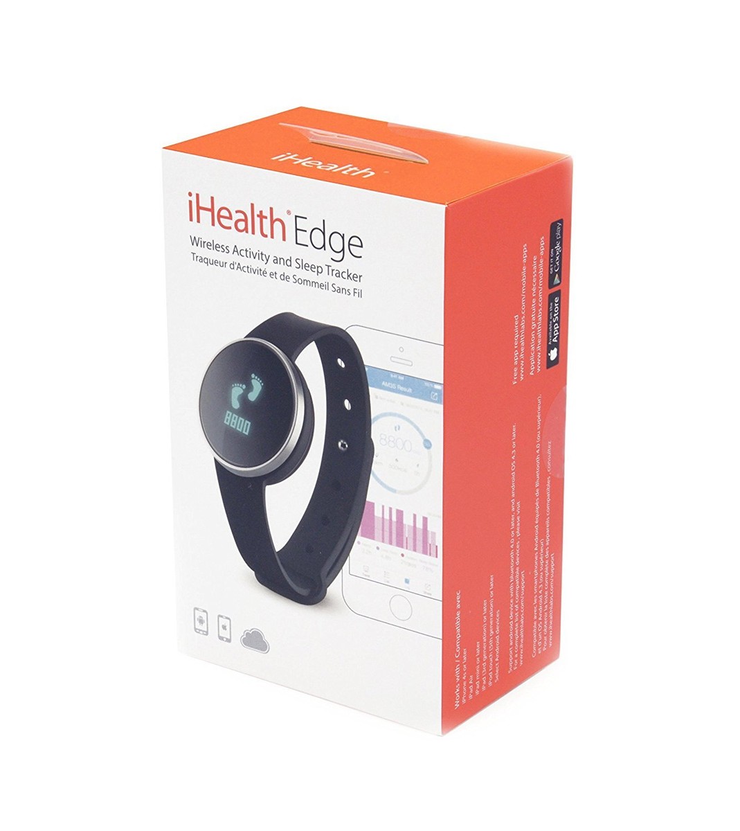 iHealth Edge Vernetzter Aktivitäts und Schlaftracker AM3S
